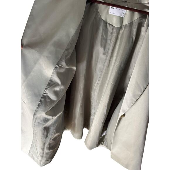 ASOS Edition Curve Women’s Plus 24 Light Green Single Breasted One Button Blazer - Picture 4 of 11